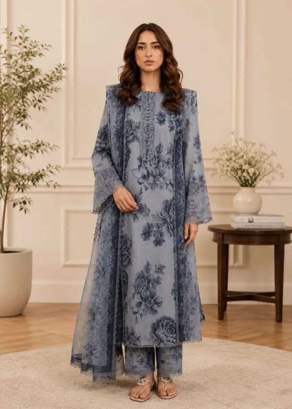 IMG-20260726-WA0130.jpg Slate Grey Floral 3-Piece Embroidered Patches & Lawn Suit