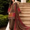 Patchwork Olive & Berry 3-Piece Embroidered Lawn Suit