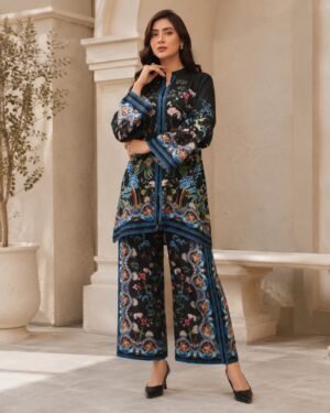 Midnight Jewel 2-Piece Printed Lawn Suit