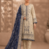 Azure Heritage 3-Piece Embroidered Lawn Suit