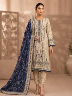 IMG_1235 Azure Heritage 3-Piece Embroidered Lawn Suit