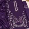 Lumeraa Clothing – Dhanak Fabric 3-Piece Embroidered Suit