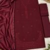 8 Lumeraa Clothing – Dhanak Fabric 3-Piece Embroidered Suit