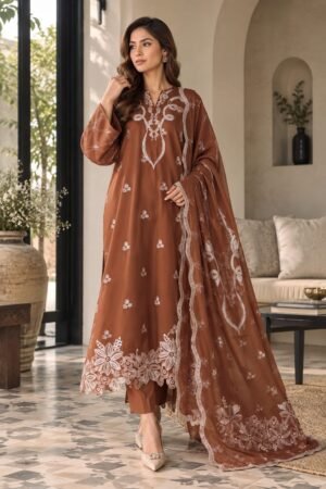 WhatsApp Image 2026-09-17 at 15.46.05 (2) Lumeraa 3-Piece Embroidered Dhanak Suit with Digital Printed Shawl