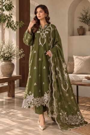 WhatsApp Image 2026-09-17 at 15.46.07 Lumeraa 3-Piece Embroidered Dhanak Suit with Digital Printed Shawl