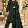 Bana Dora – Green 3-Piece Dhanak Collection
